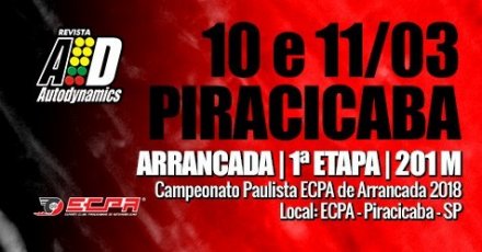 Campeonato Paulista ECPA de Arrancada 2018 - 1ª Etapa