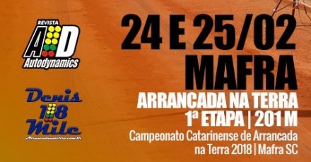 Campeonato Catarinense de Arrancada na Terra 2018 - 1ª Etapa